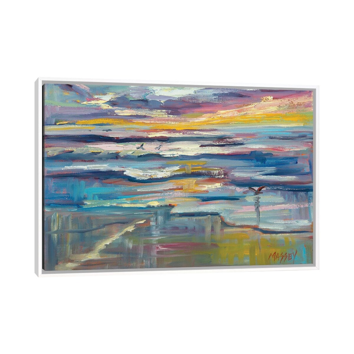 iCanvas "Twilight Waters" by Marie Massey Framed