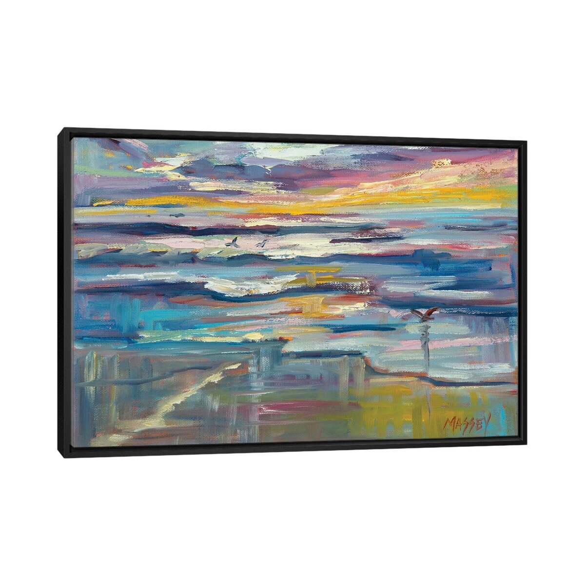 iCanvas "Twilight Waters" by Marie Massey Framed