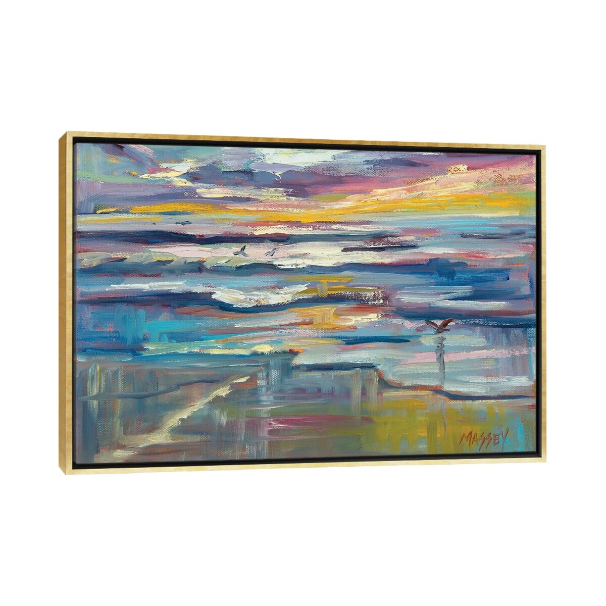 iCanvas "Twilight Waters" by Marie Massey Framed