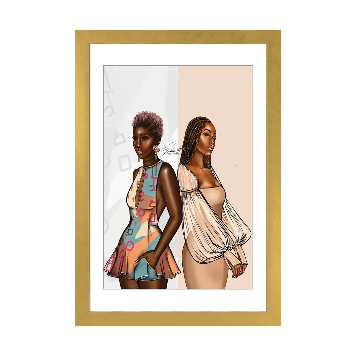 iCanvas "Two-Tone" by Peniel Enchill