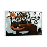 iCanvas "Untitled Artwork 4" by Cbabi Bayoc Framed Canvas Print