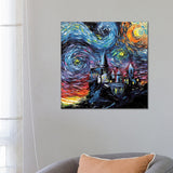 iCanvas "Van Gogh Never Saw Hogwarts" by Aja Trier Canvas Print