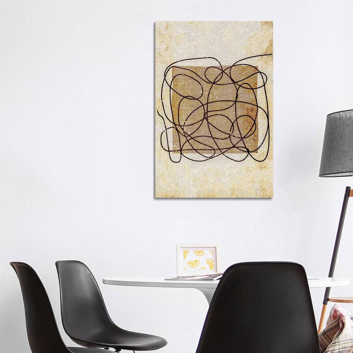 iCanvas "Vintage Line Art" by Bona Fidesa Canvas Print
