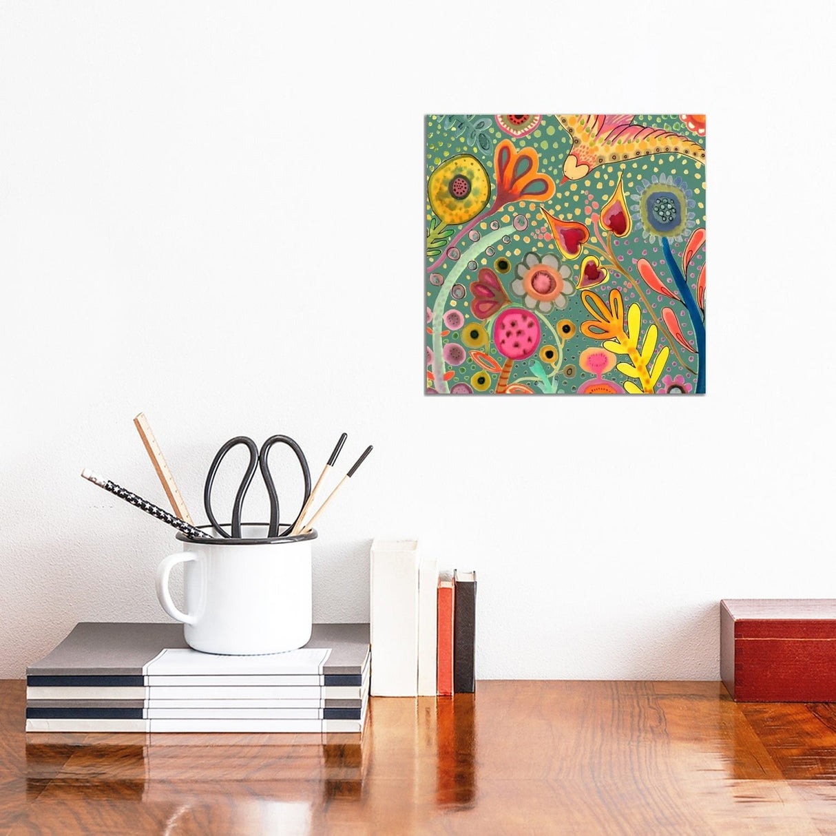 iCanvas "Vivifiant" by Sylvie Demers Canvas Print