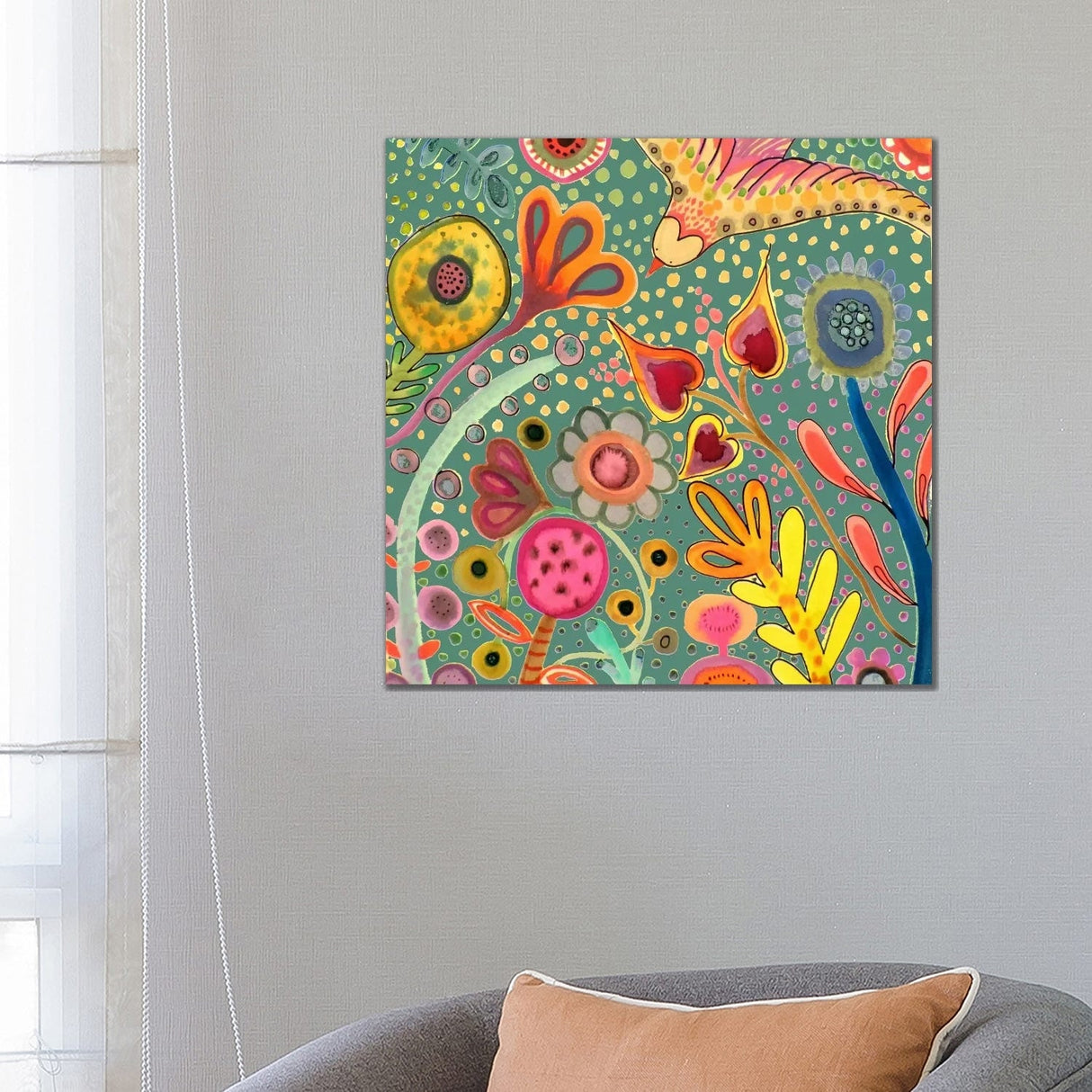 iCanvas "Vivifiant" by Sylvie Demers Canvas Print