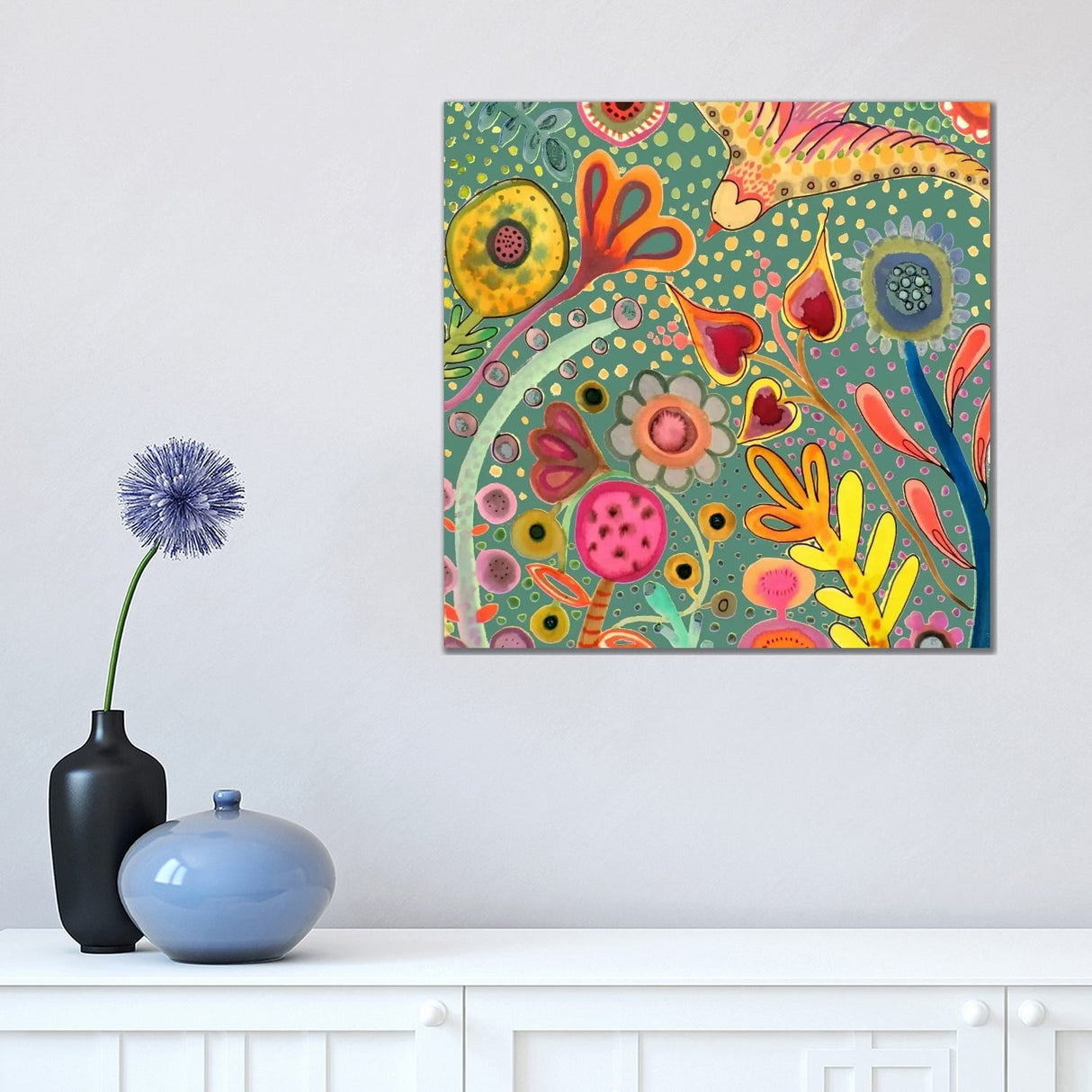 iCanvas "Vivifiant" by Sylvie Demers Canvas Print