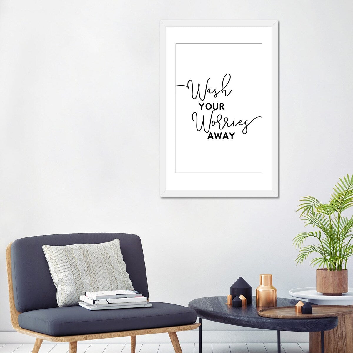 iCanvas "Wash Your Worries Away" by Alchera Design Posters