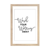 iCanvas "Wash Your Worries Away" by Alchera Design Posters