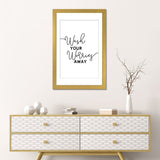 iCanvas "Wash Your Worries Away" by Alchera Design Posters