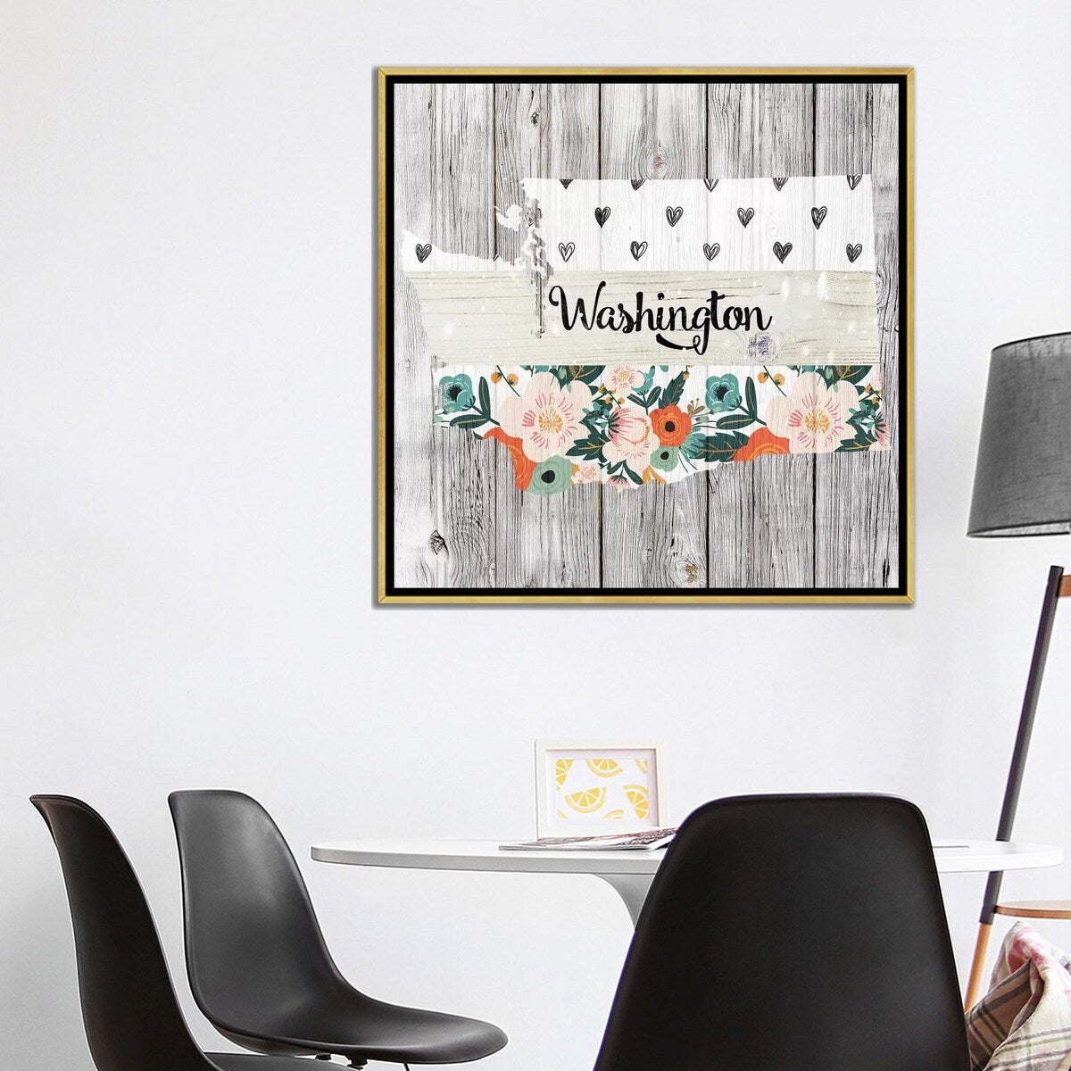 iCanvas "Washington" by Front Porch Pickins Framed Canvas Print