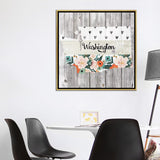 iCanvas "Washington" by Front Porch Pickins Framed Canvas Print