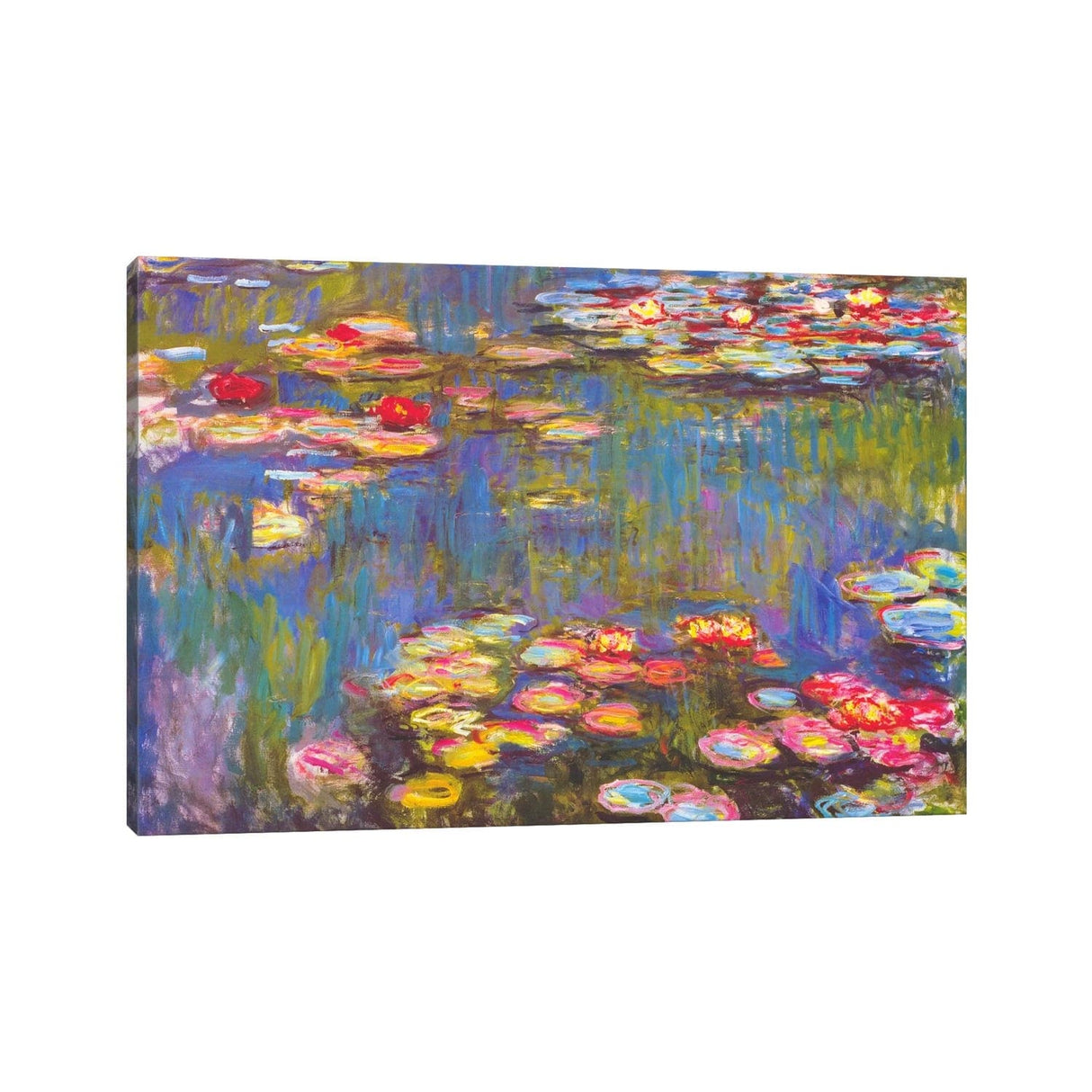 iCanvas 'Water Lilies, 1916' by Claude Monet Canvas Print