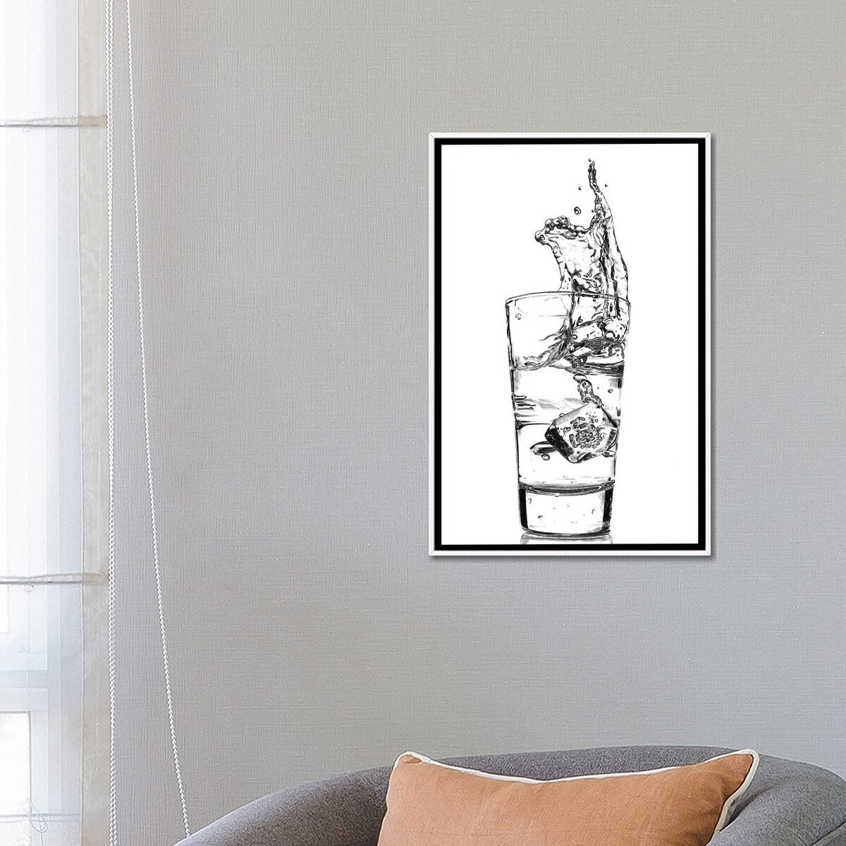 iCanvas "Water Splash" by Paul Stowe Framed