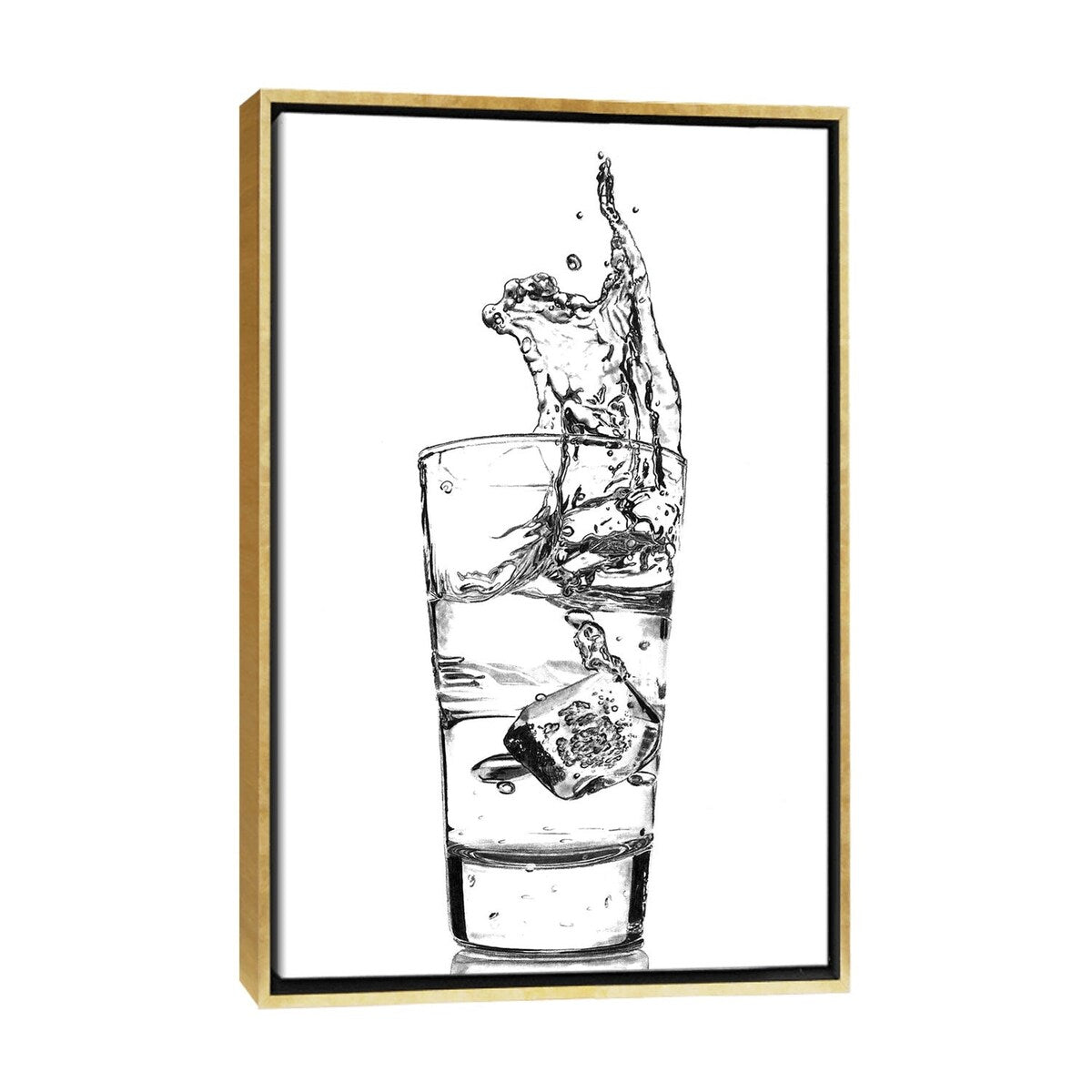 iCanvas "Water Splash" by Paul Stowe Framed