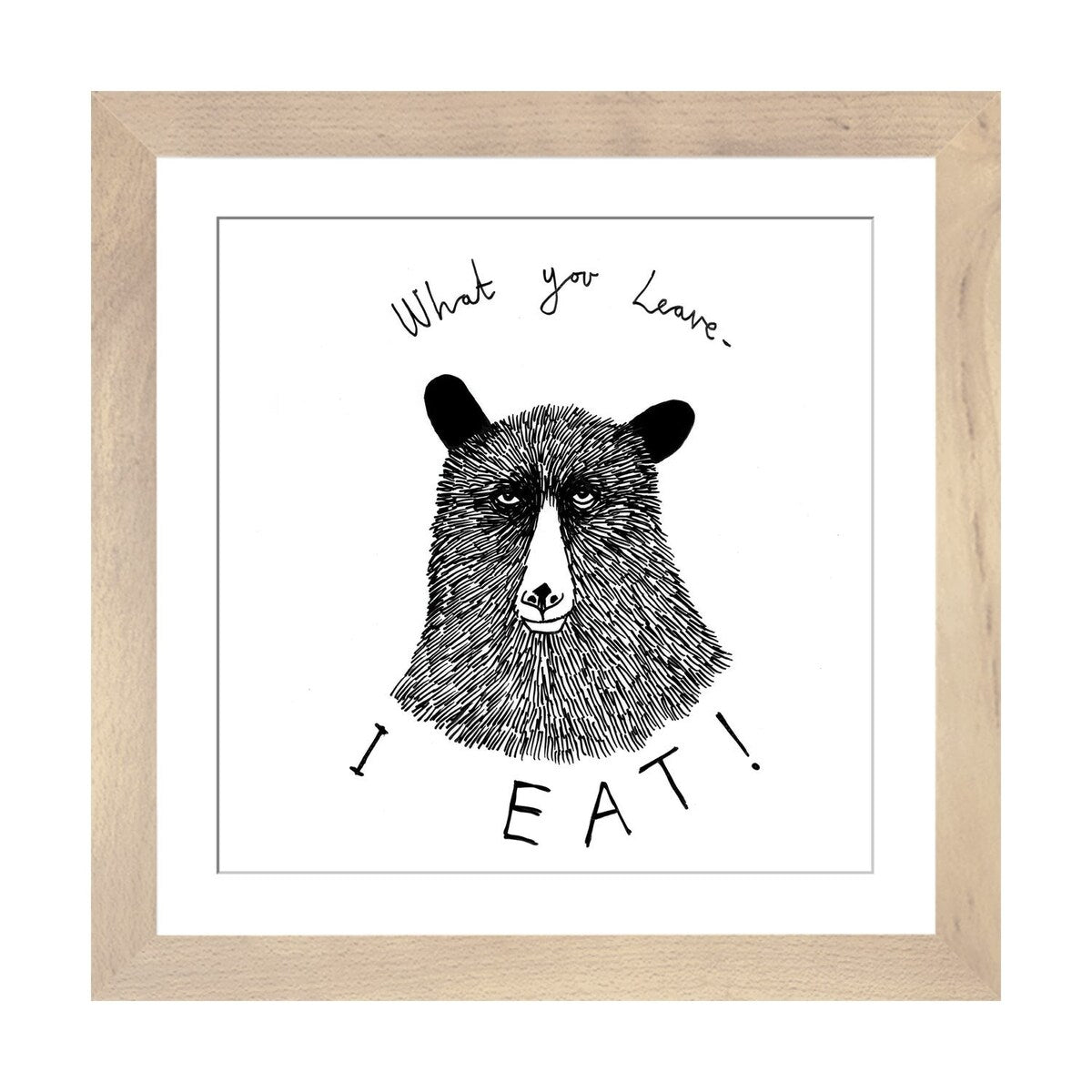 iCanvas "What You Leave, I Eat" by Jimbobart