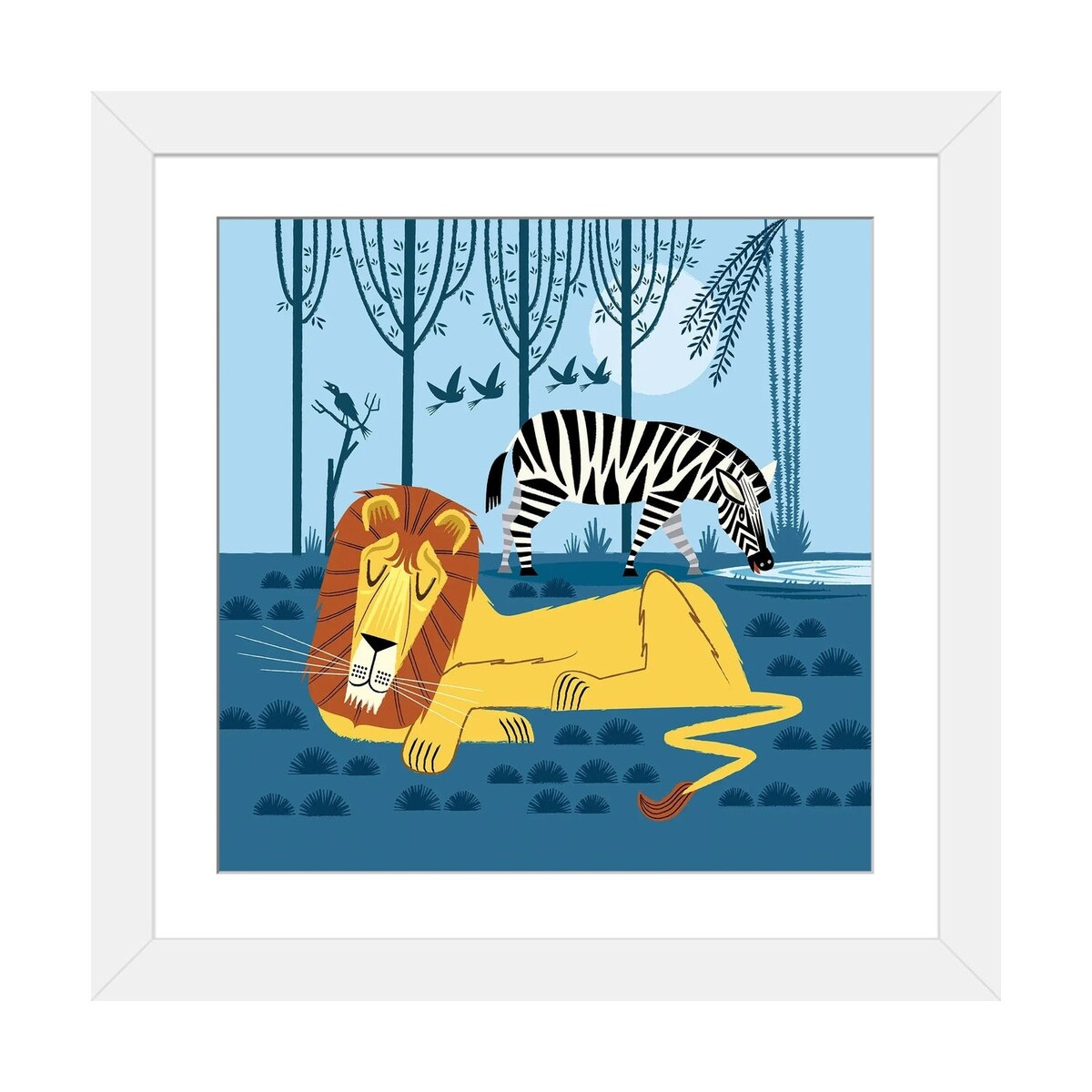 iCanvas "While The Lion Sleeps" by Oliver Lake