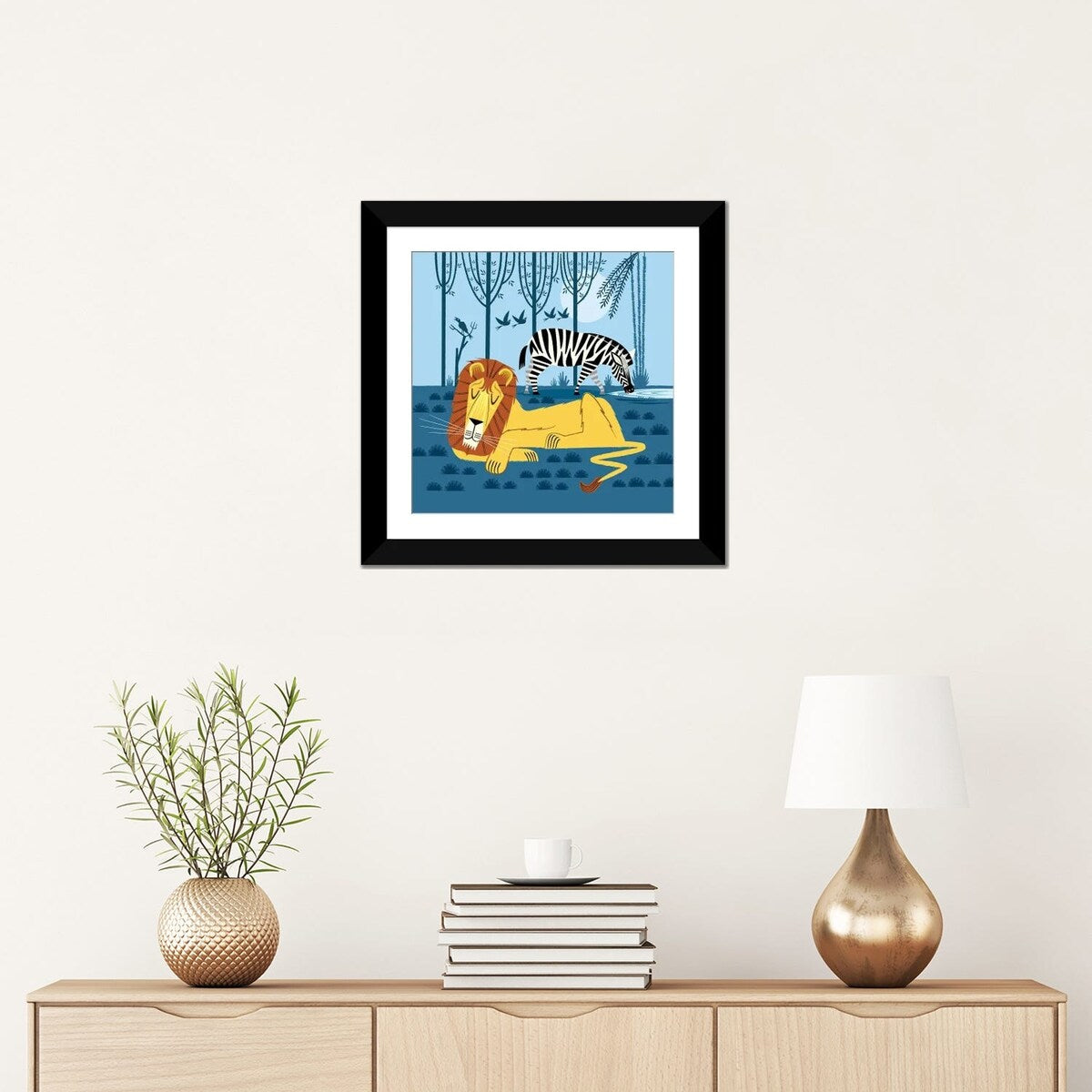 iCanvas "While The Lion Sleeps" by Oliver Lake