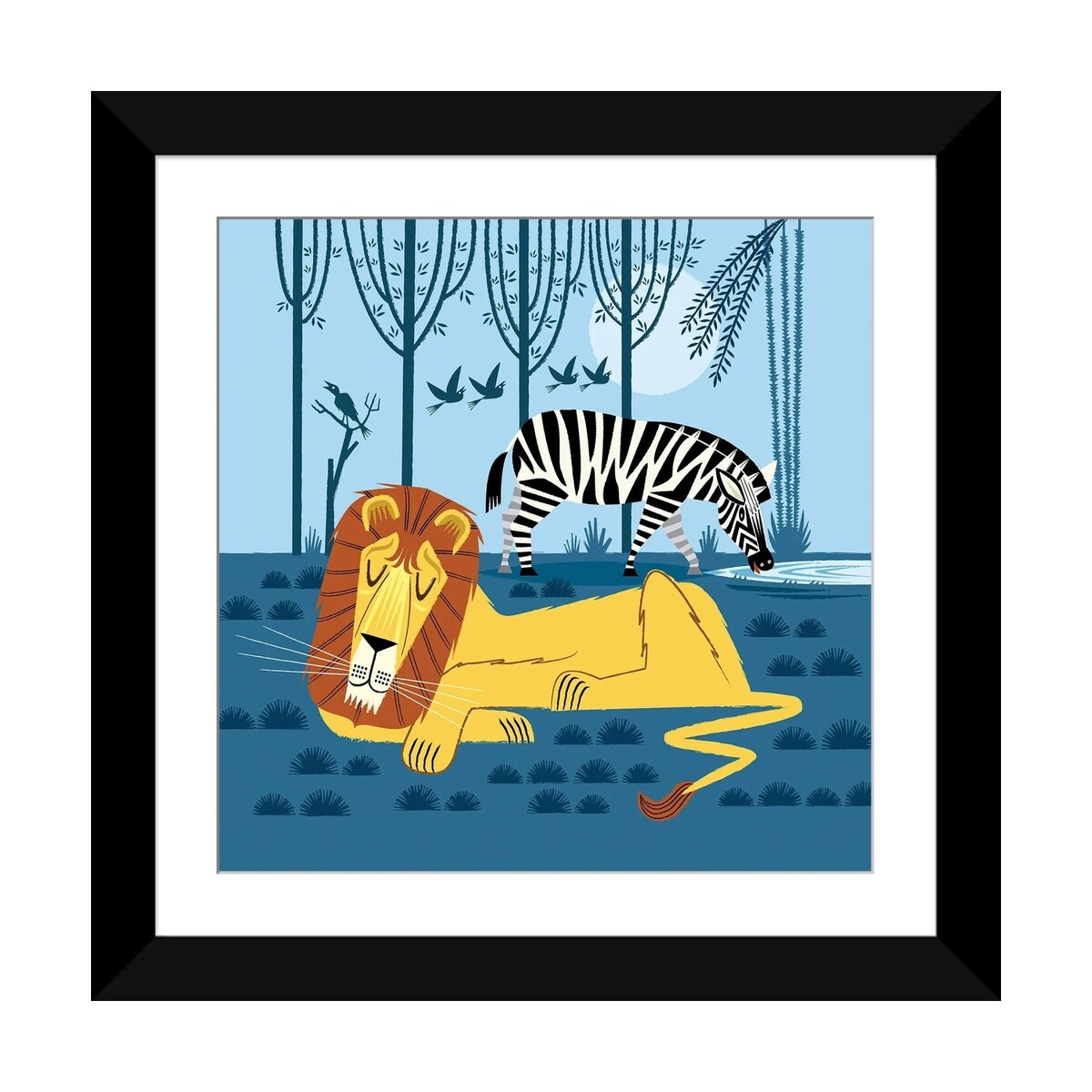 iCanvas "While The Lion Sleeps" by Oliver Lake