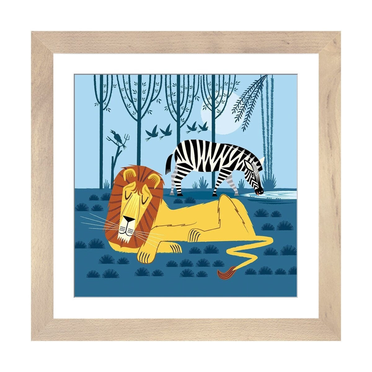 iCanvas "While The Lion Sleeps" by Oliver Lake