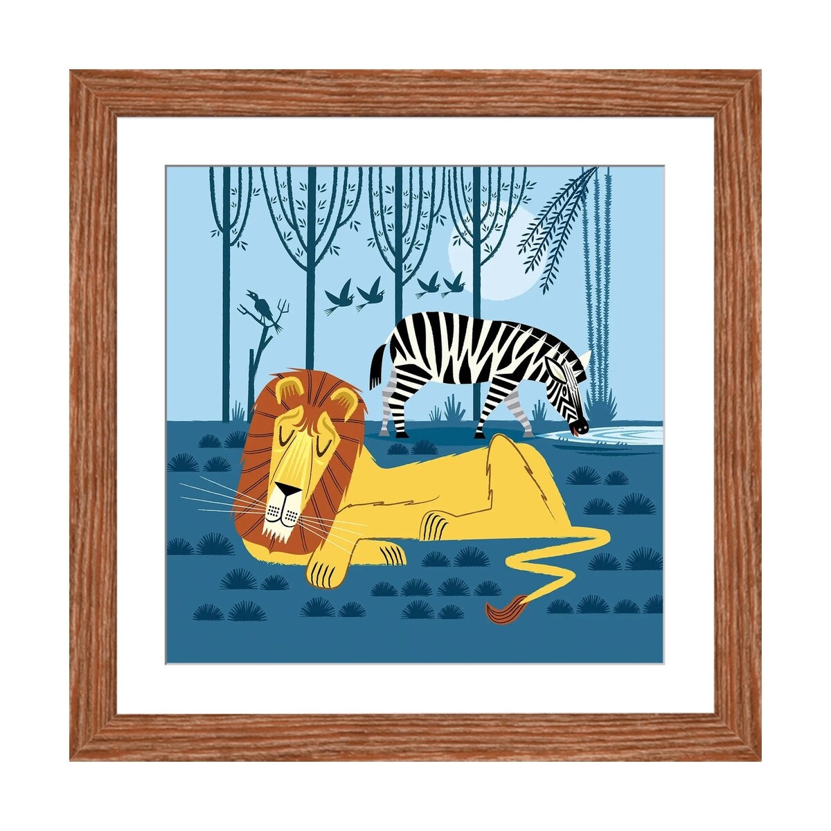 iCanvas "While The Lion Sleeps" by Oliver Lake