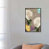 iCanvas "White Roses" by Color Bakery Framed