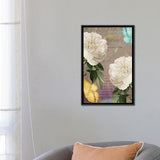 iCanvas "White Roses" by Color Bakery Framed