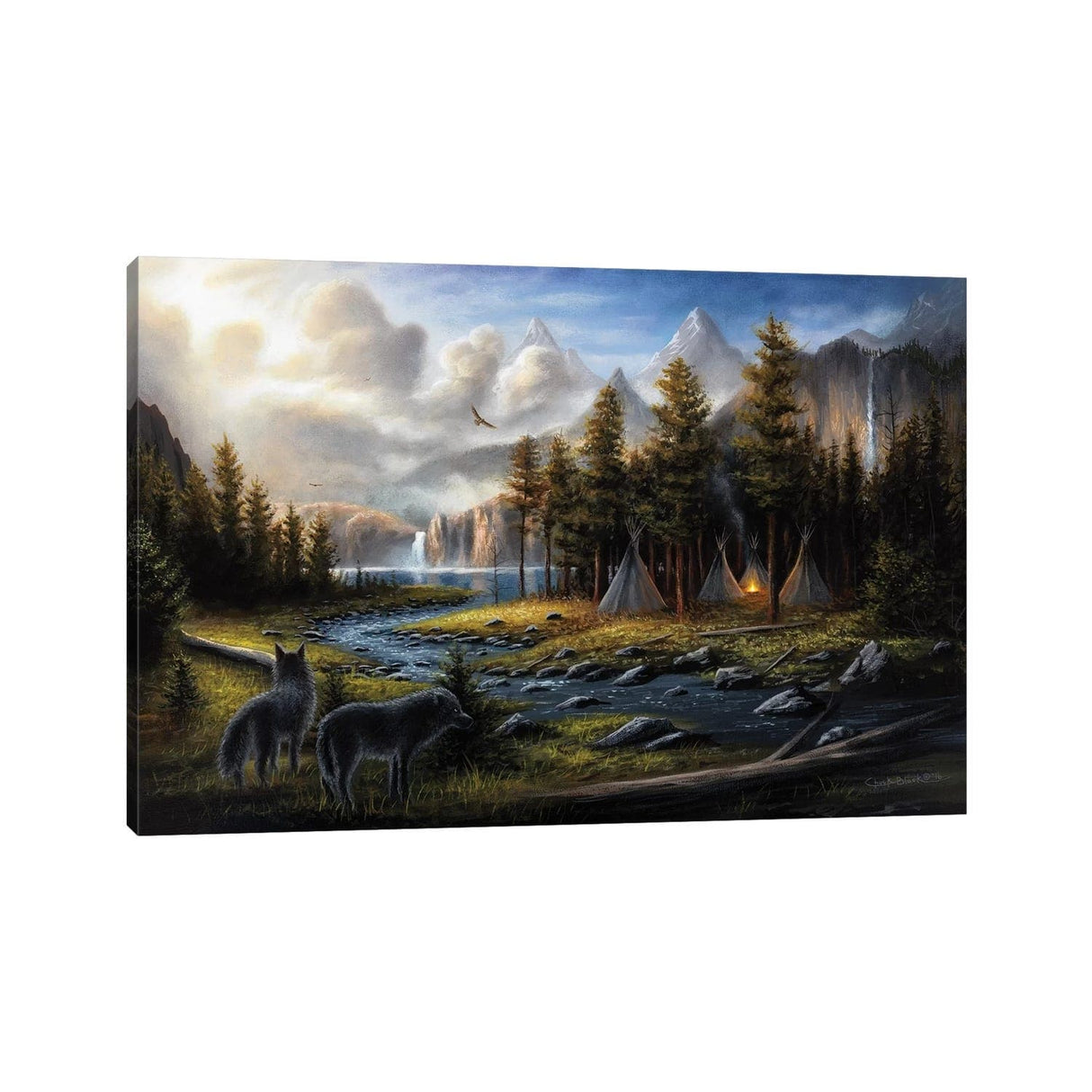 iCanvas "Wild America" by Chuck Black Canvas Print