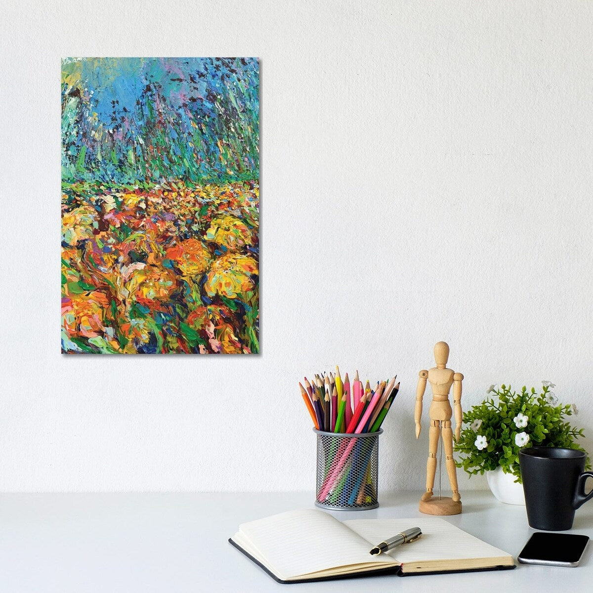 iCanvas "Wild Meadow" by Adriana Dziuba Canvas Print
