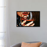 iCanvas "Wine Lips" by JAC Bezer Framed Canvas Print