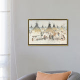 iCanvas "Winter Homestead II" by Ernest Chiriacka Framed