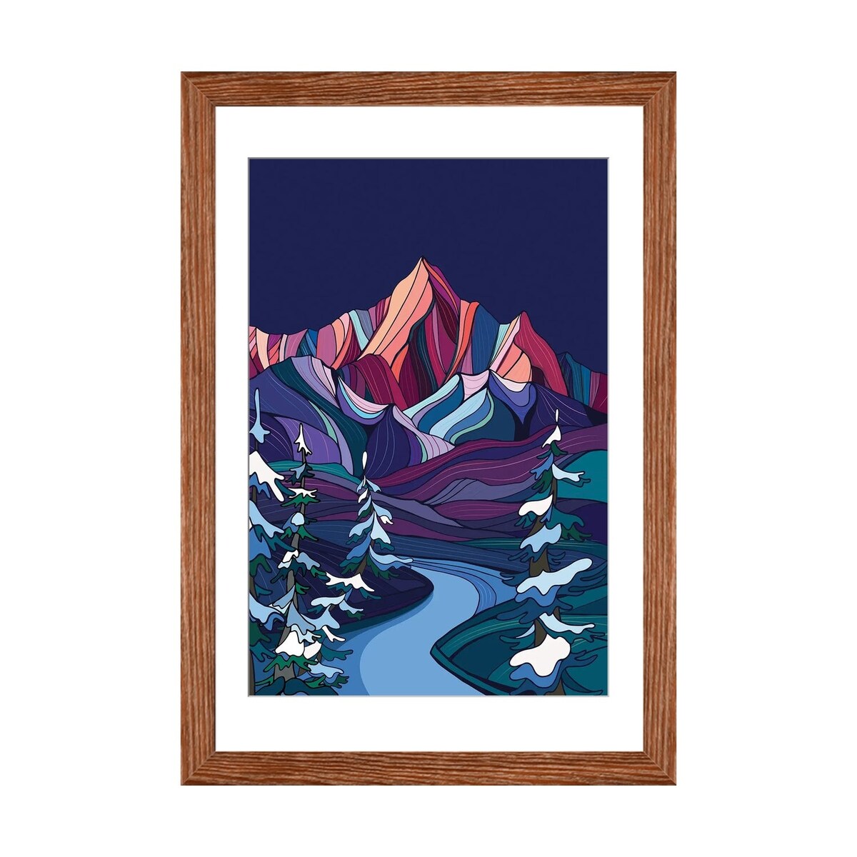 iCanvas "Winter Night" by Annie Brace