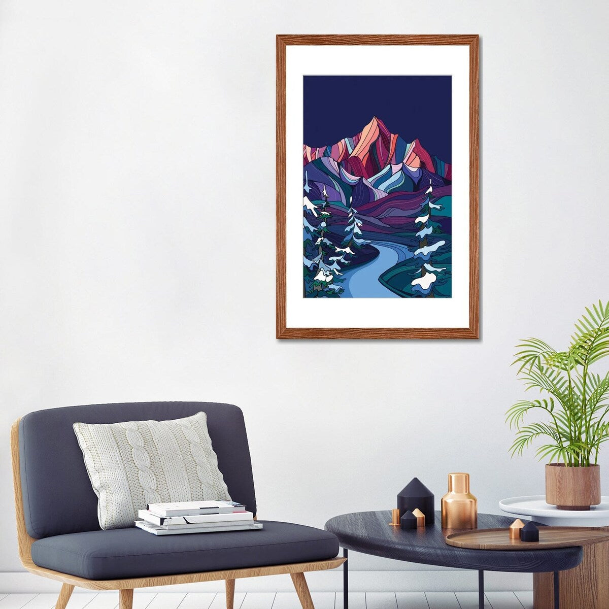 iCanvas "Winter Night" by Annie Brace