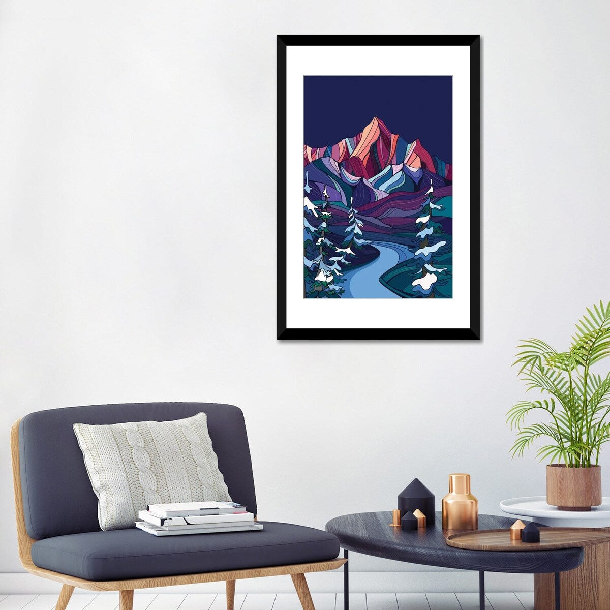 iCanvas "Winter Night" by Annie Brace