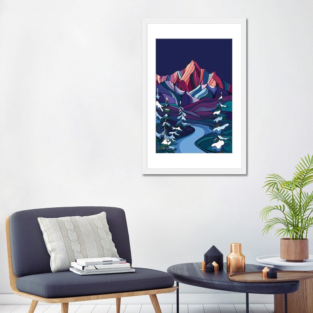 iCanvas "Winter Night" by Annie Brace