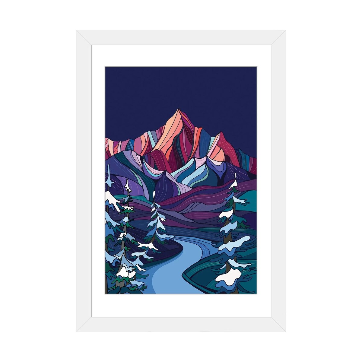 iCanvas "Winter Night" by Annie Brace