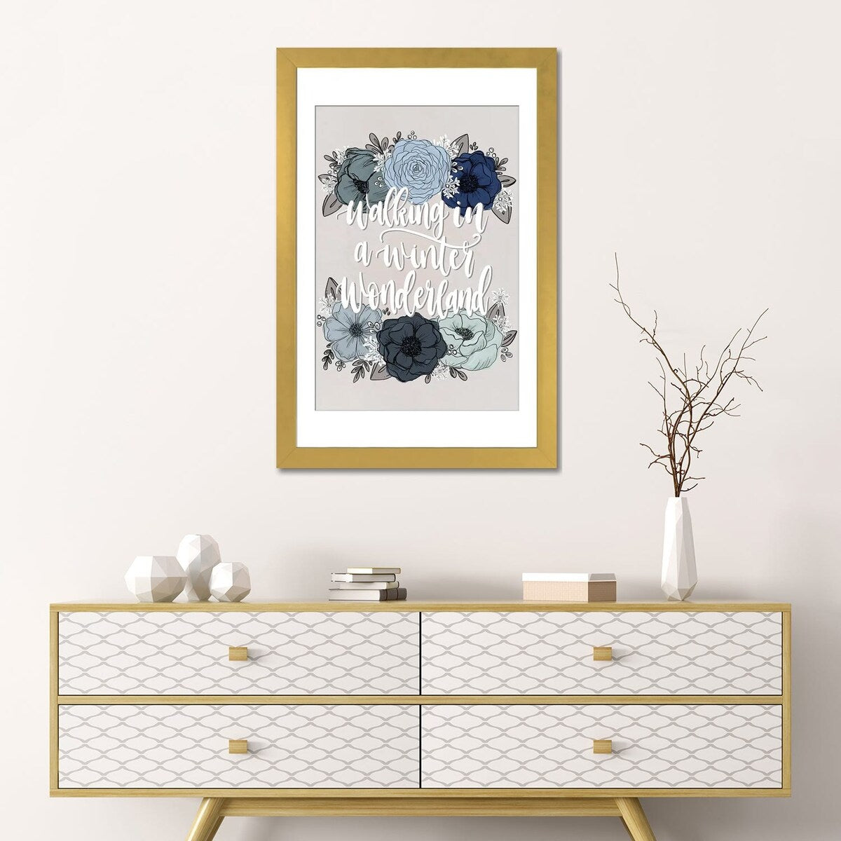 iCanvas "Winter Wonderland Florals" by Katie Bryant