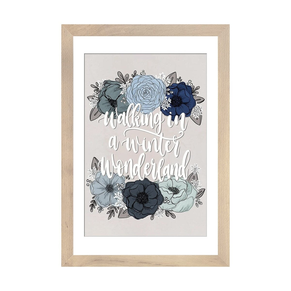 iCanvas "Winter Wonderland Florals" by Katie Bryant