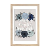 iCanvas "Winter Wonderland Florals" by Katie Bryant