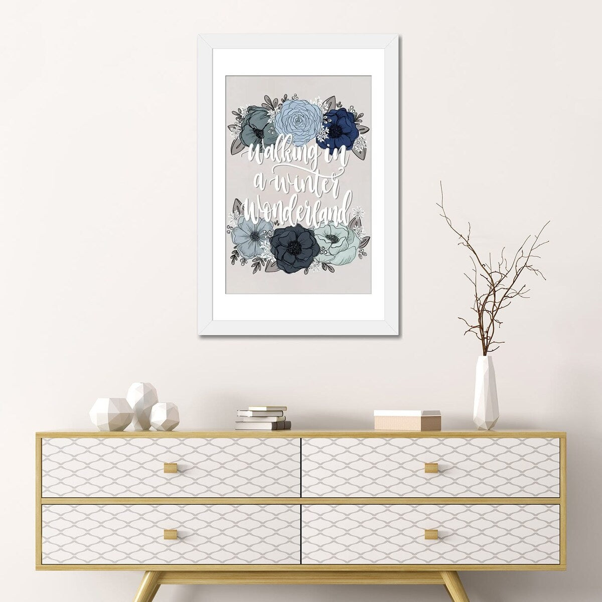 iCanvas "Winter Wonderland Florals" by Katie Bryant