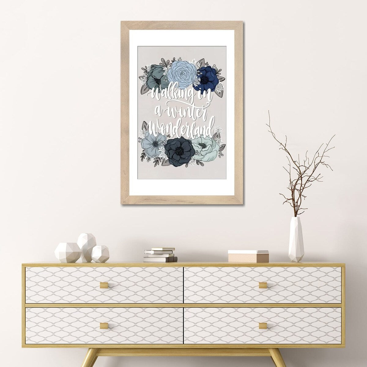 iCanvas "Winter Wonderland Florals" by Katie Bryant