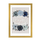 iCanvas "Winter Wonderland Florals" by Katie Bryant