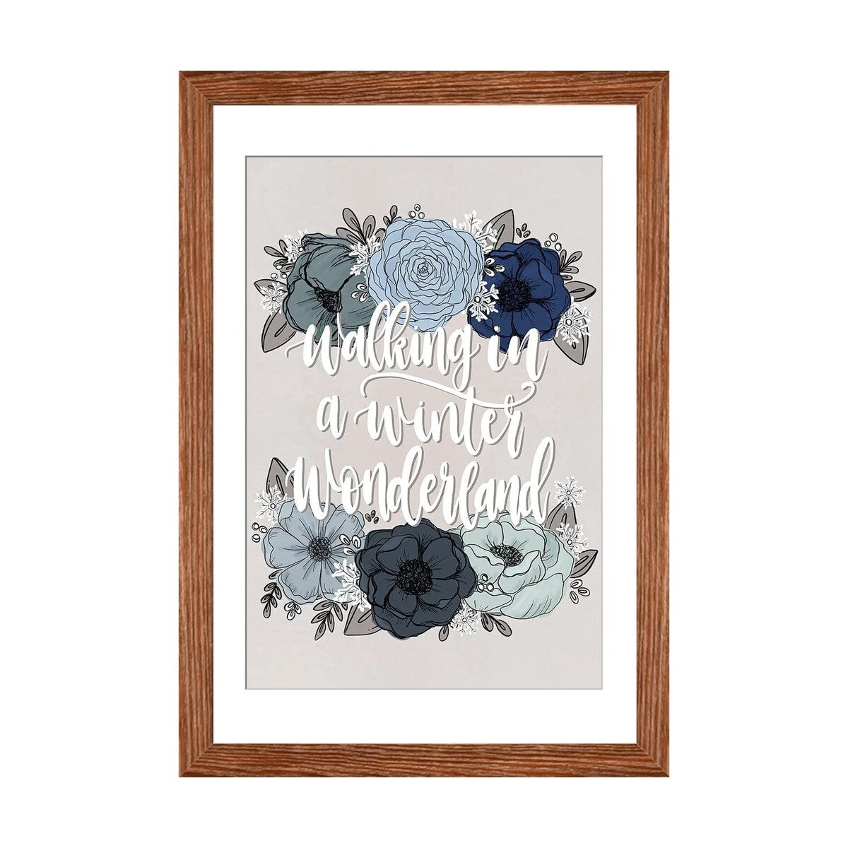 iCanvas "Winter Wonderland Florals" by Katie Bryant