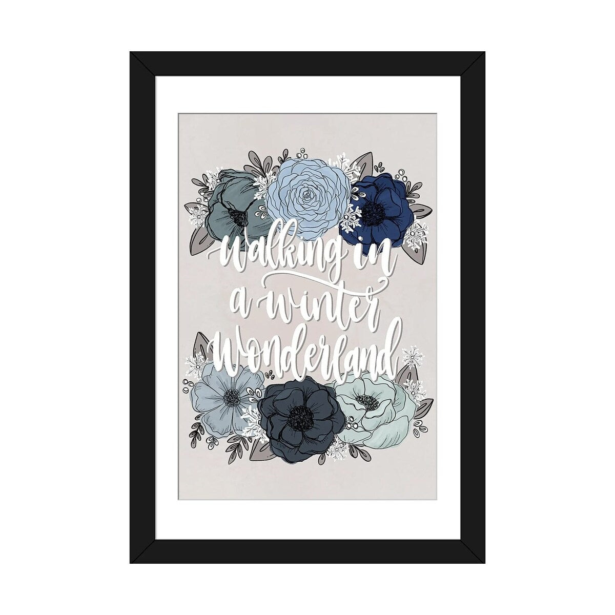 iCanvas "Winter Wonderland Florals" by Katie Bryant
