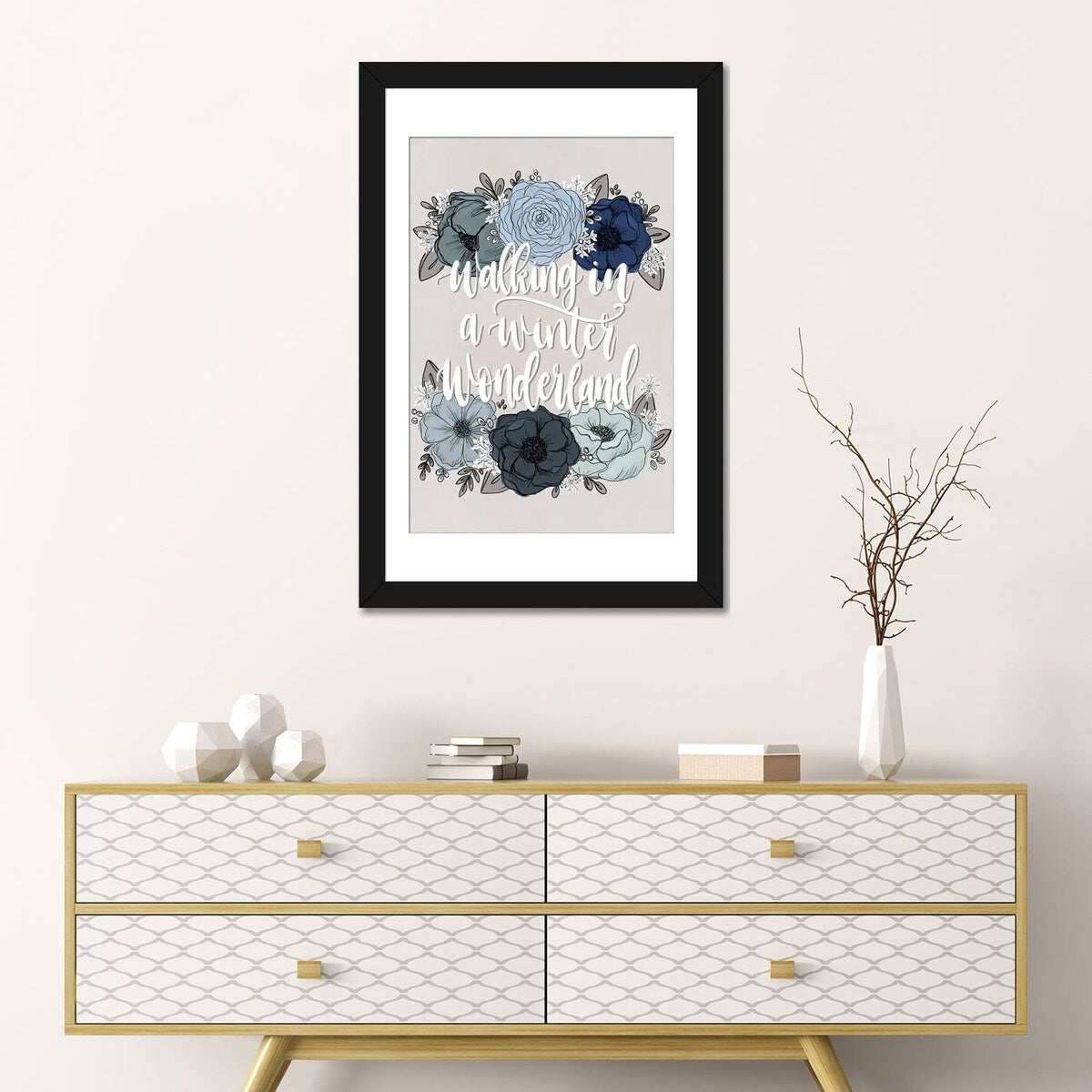 iCanvas "Winter Wonderland Florals" by Katie Bryant