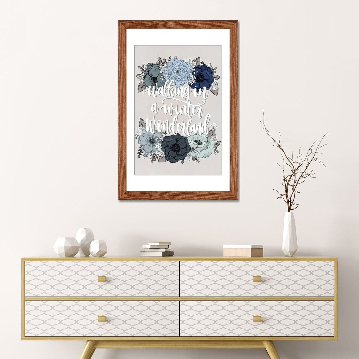 iCanvas "Winter Wonderland Florals" by Katie Bryant