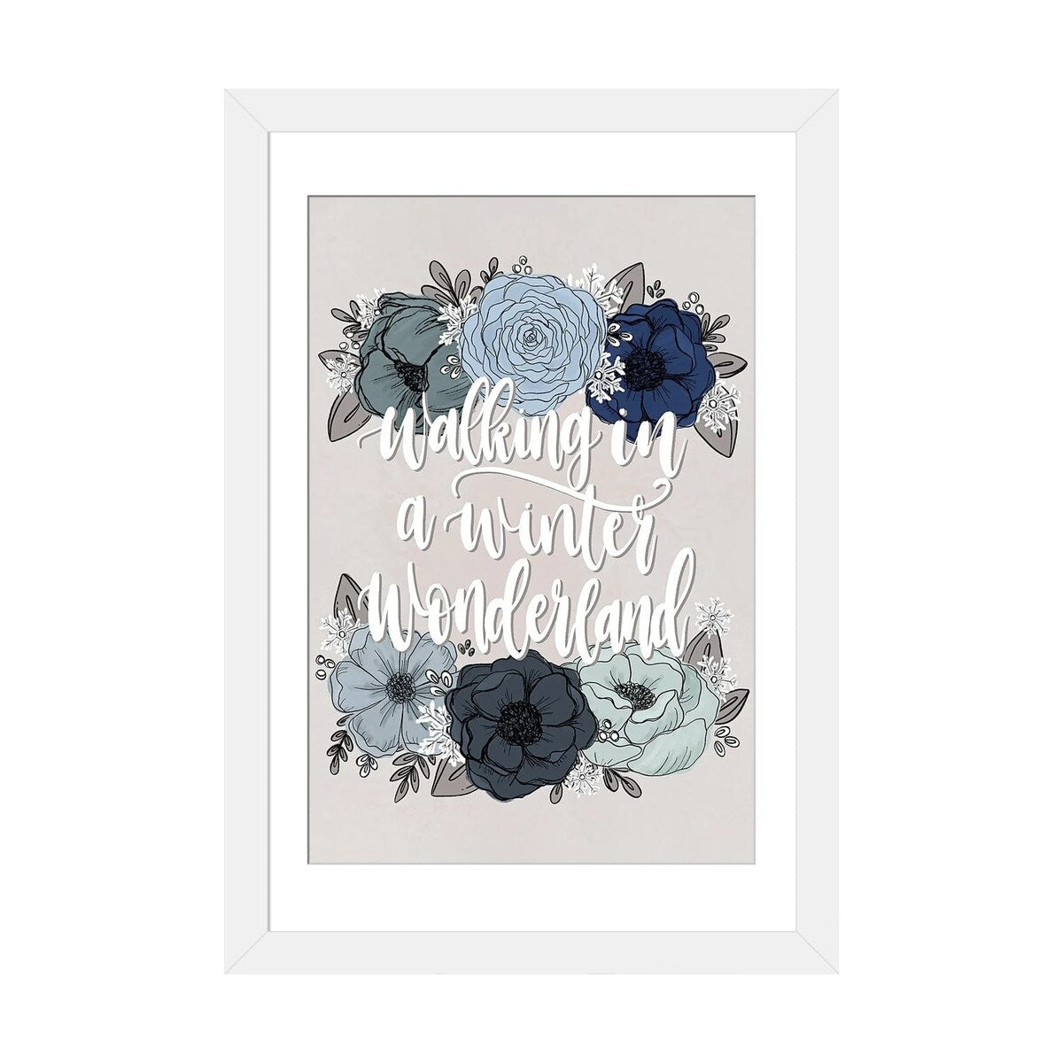 iCanvas "Winter Wonderland Florals" by Katie Bryant