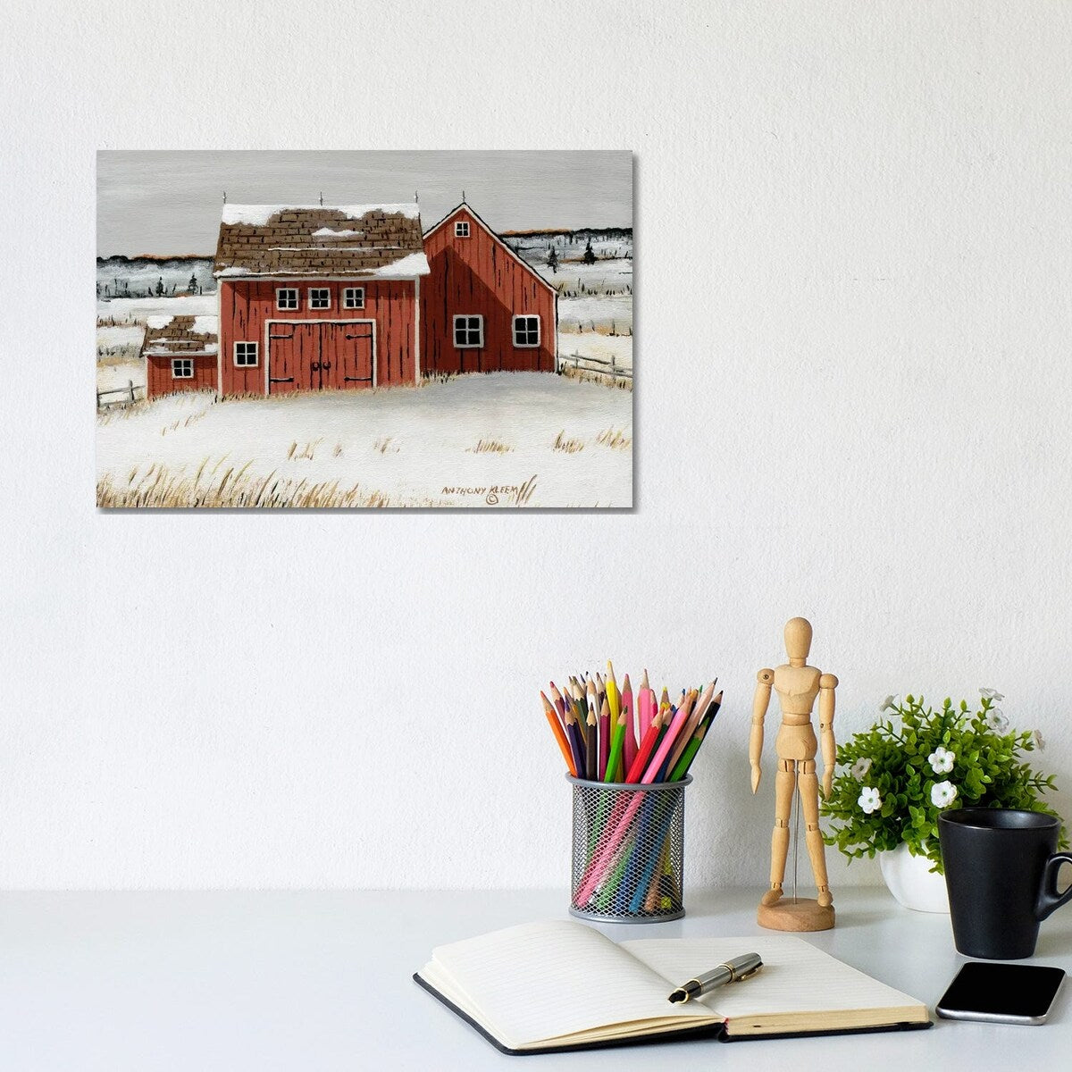 iCanvas "Winters Morn" by Anthony Kleem Canvas Print