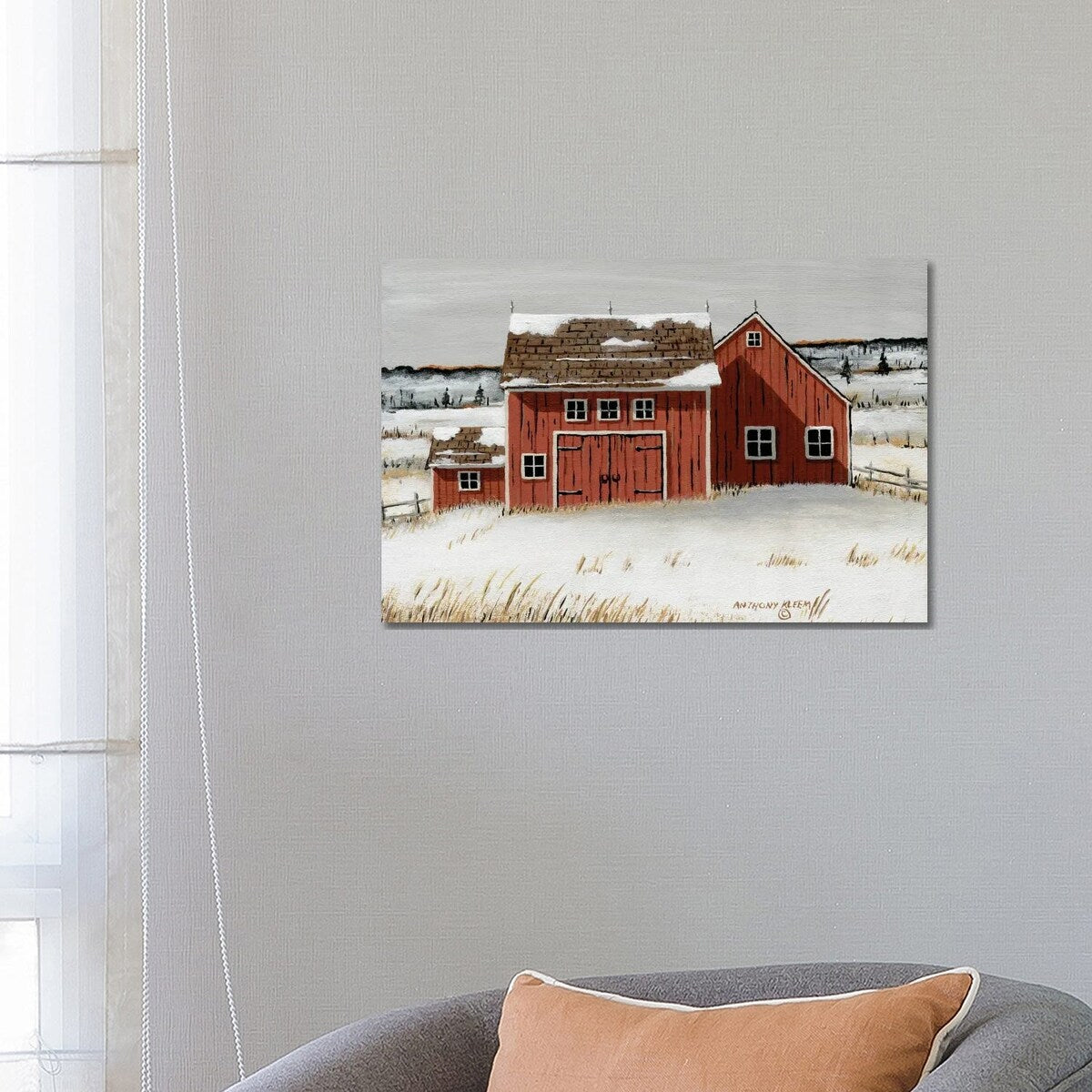 iCanvas "Winters Morn" by Anthony Kleem Canvas Print