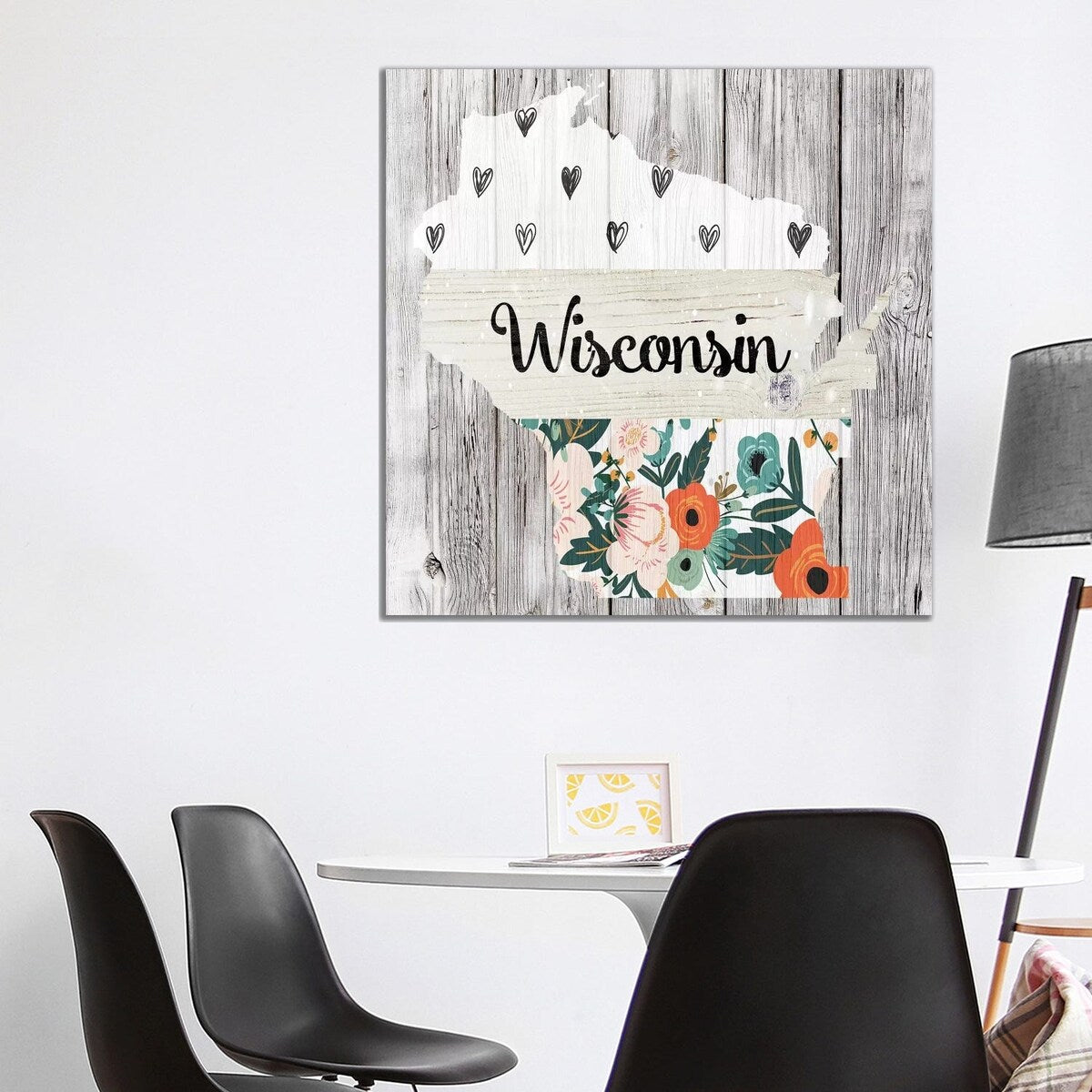 iCanvas "Wisconsin" by Front Porch Pickins Canvas Print