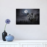 iCanvas "Wolf Moon" by Kelley Parker Canvas Print